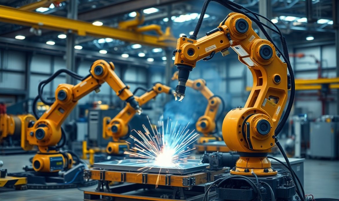 Evoluzione delle tecniche di saldatura automatizzata per grandi commesse. Approfondimento sui vantaggi competitivi ottenibili grazie a tecnologie robotizzate.