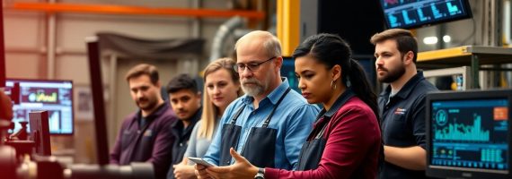 Ruolo della formazione continua nelle aziende manifatturiere moderne. Strumenti per aggiornare competenze e gestire il cambiamento tecnologico.