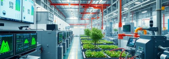 Tecniche di gestione ambientale nei processi produttivi complessi. Sistemi di monitoraggio e azioni correttive nelle aziende industriali avanzate.