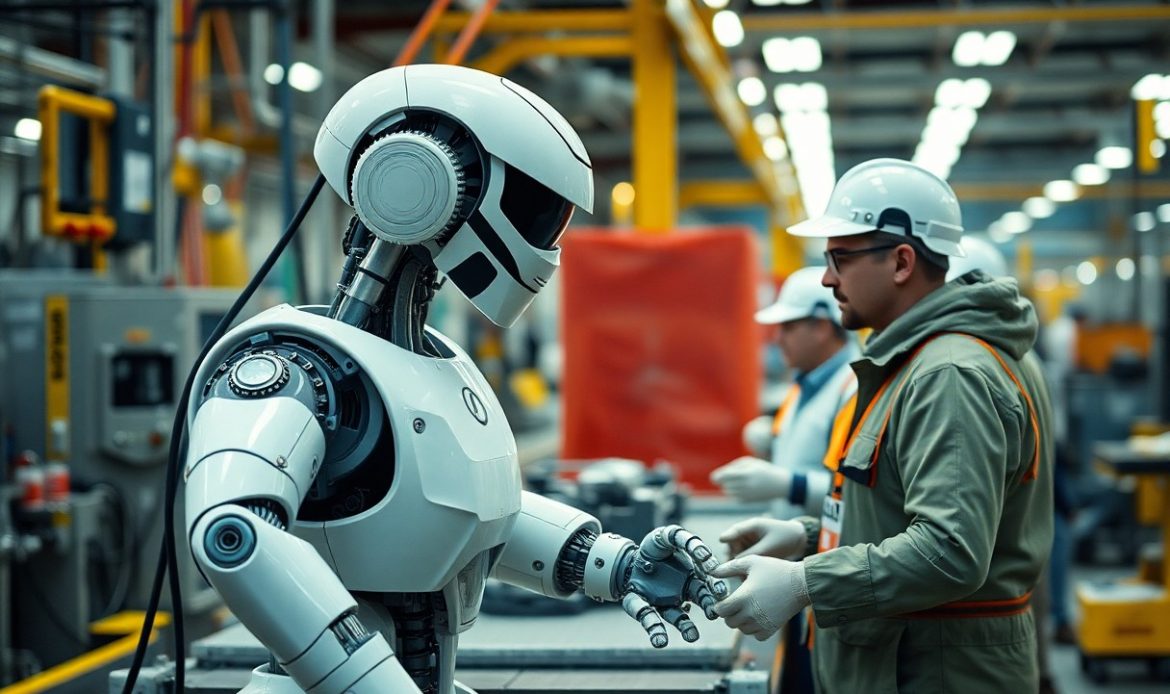 Integrazione di cobot nelle linee di assemblaggio a ciclo continuo. Vantaggi in termini di produttività, sicurezza e flessibilità industriale.