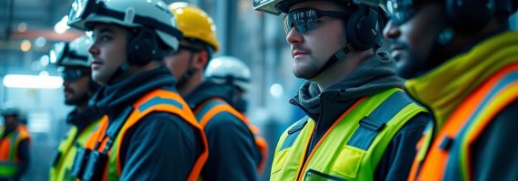 Miglioramento della sicurezza tramite dispositivi di protezione smart indossabili. Innovazione nei DPI e soluzioni adottate dalle aziende leader.