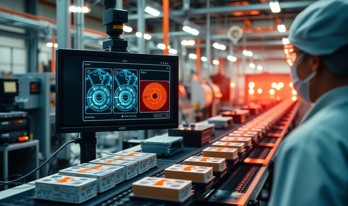 Sistemi di visione artificiale per il controllo qualità in linea produttiva. Vantaggi nell’identificazione rapida di difetti e ottimizzazione delle rese.