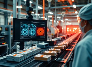 Sistemi di visione artificiale per il controllo qualità in linea produttiva. Vantaggi nell’identificazione rapida di difetti e ottimizzazione delle rese.