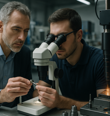 Microsaldatura laser o pezzo rifatto? il conto vero è tra scarto e rework